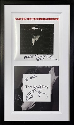 Lot 388 - DAVID BOWIE - EARL SLICK SIGNED ITEMS.