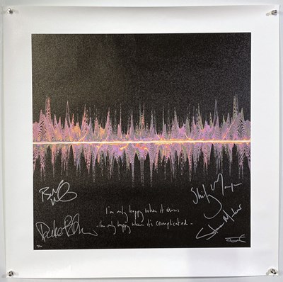 Lot 301 - GARBAGE- FULLY SIGNED SOUNDWAVES ART.