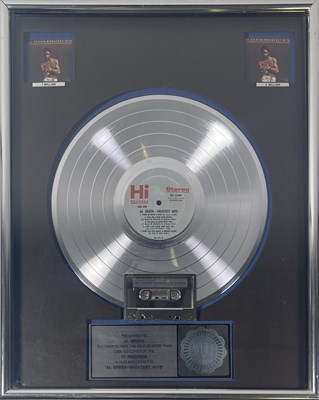Lot 102 - AL GREEN - AN ORIGINAL RIAA SALES AWARD.