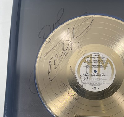 Lot 152 - MICHAEL JACKSON INTEREST - JANET JACKSON SIGNED RIAA GOLD SALES AWARD.