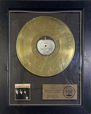 Lot 21600367 - THE BEATLES - MEET THE BEATLES RIAA REPLICA.