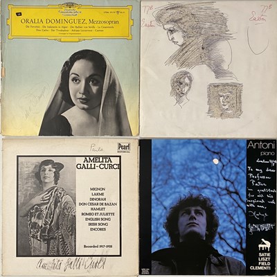 Lot 1103 - CLASSICAL - SIGNED LPs (INCLUDING MICHAEL GARADY DRAWINGS)