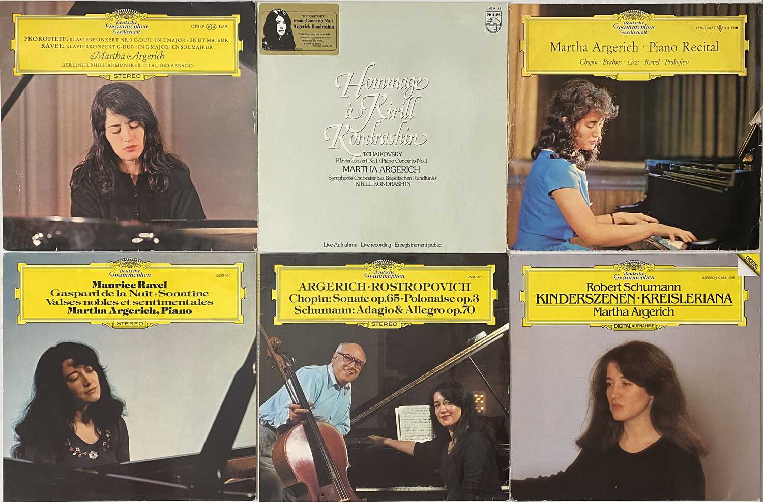 Lot 1104 - MARTHA ARGERICH - LPs