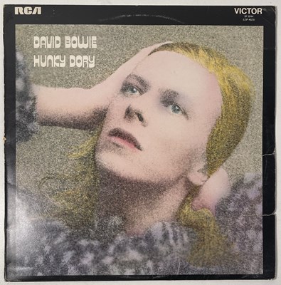 Lot 281 - DAVID BOWIE - A COPY OF HUNKY DORY SIGNED BY DAVID BOWIE AND MICK RONSON.