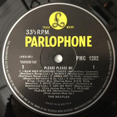 Lot 102 - THE BEATLES - PLEASE PLEASE ME LP (UK MONO FIFTH PRESSING - PMC 1202 - ARCHIVE COPY)