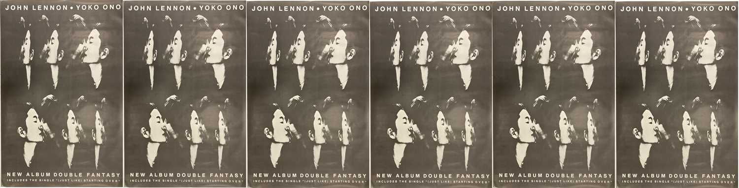 Lot 118 - John Lennon / Yoko Ono Double Fantasy Posters