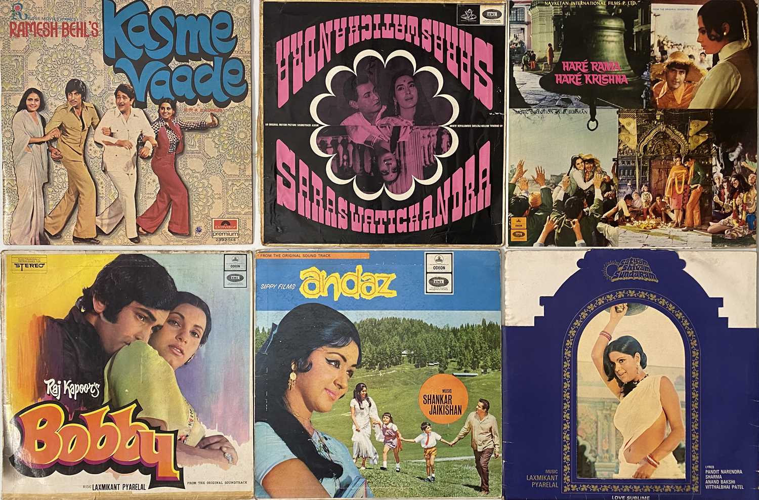 India Raju Lp Lot 1112 - BOLLYWOOD / INDIAN - LP COLLECTION