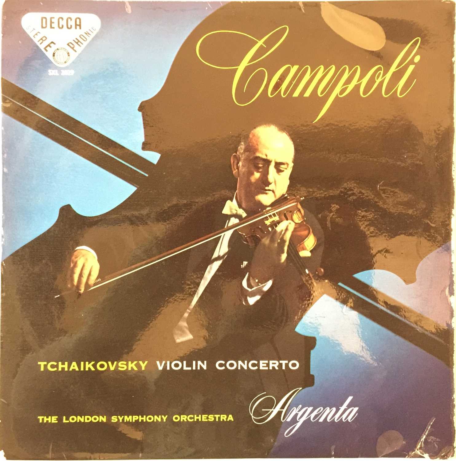 Lot 619 - Alfredo Campoli - Tchaikovsky Violin Concerto  (ED1 Decca Stereo - SXL 2029)
