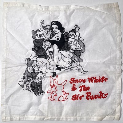 Lot 250 - PUNK INTEREST - BOY LONDON - SEDITIONARIES DESIGN - 'SNOW WHITE' PRINTED HANDKERCHIEF.