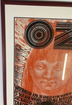 Lot 132 - OZ MAGAZINE - MARTIN SHARP DESIGNED PROMOTIONAL POSTER FOR OZ #4.