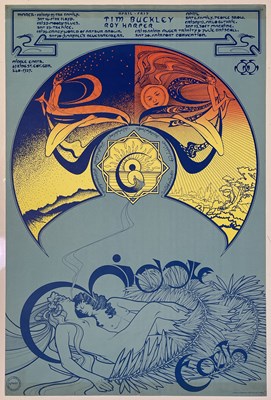 Lot 79 - MIDDLE EARTH CLUB - A RARE ORIGINAL 1967 POSTER - PINK FLOYD AND MORE.