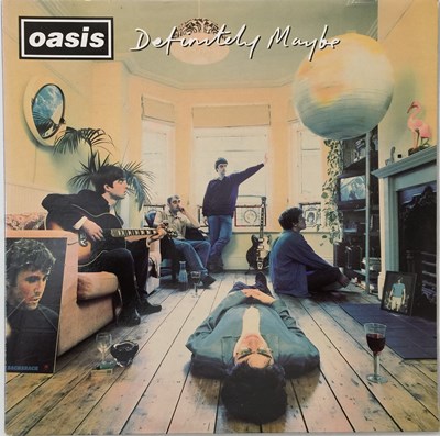 Lot 318 - OASIS - DEFINITELY MAYBE LP (UK OG - DAMONT PRESS - CRE LP169)