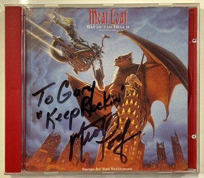 Lot 303 - MEAT LOAF - A SIGNED CD.