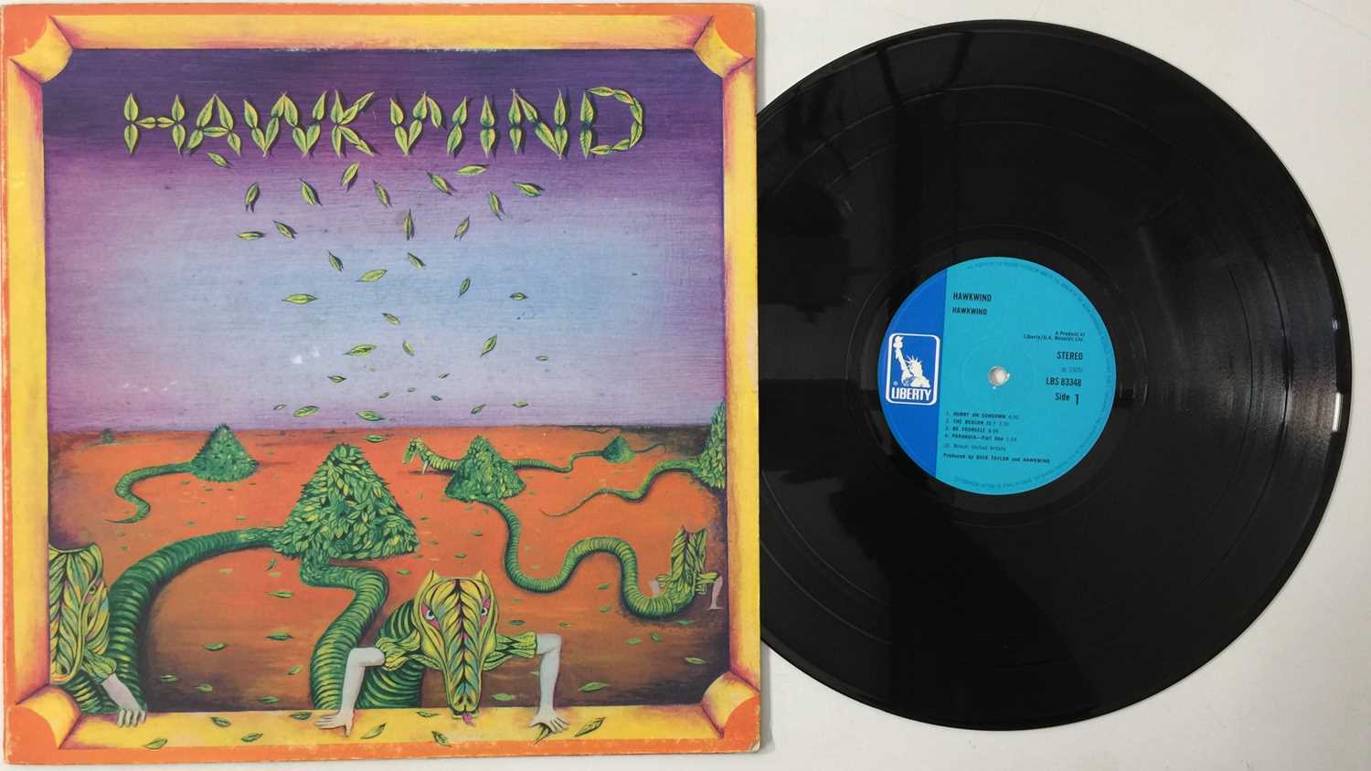 Lot 321 - HAWKWIND - S/T LP (UK 1ST PRESS - BLUE LIBERTY - LBS 83348)