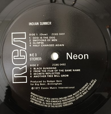 Lot 324 - INDIAN SUMMER - S/T LP (UK OG - RCA NEON - NE3)