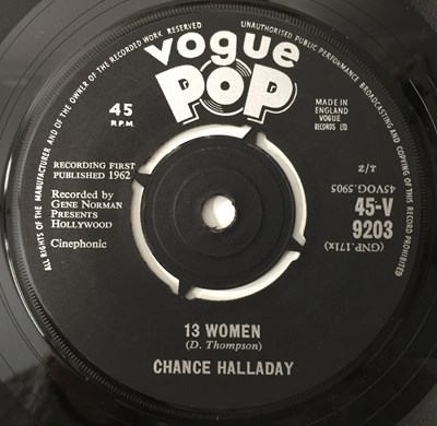 Lot 374 - CHANCE HALLADAY - JOHN HENRY 7" (VOGUE POP - 45-V 9203)