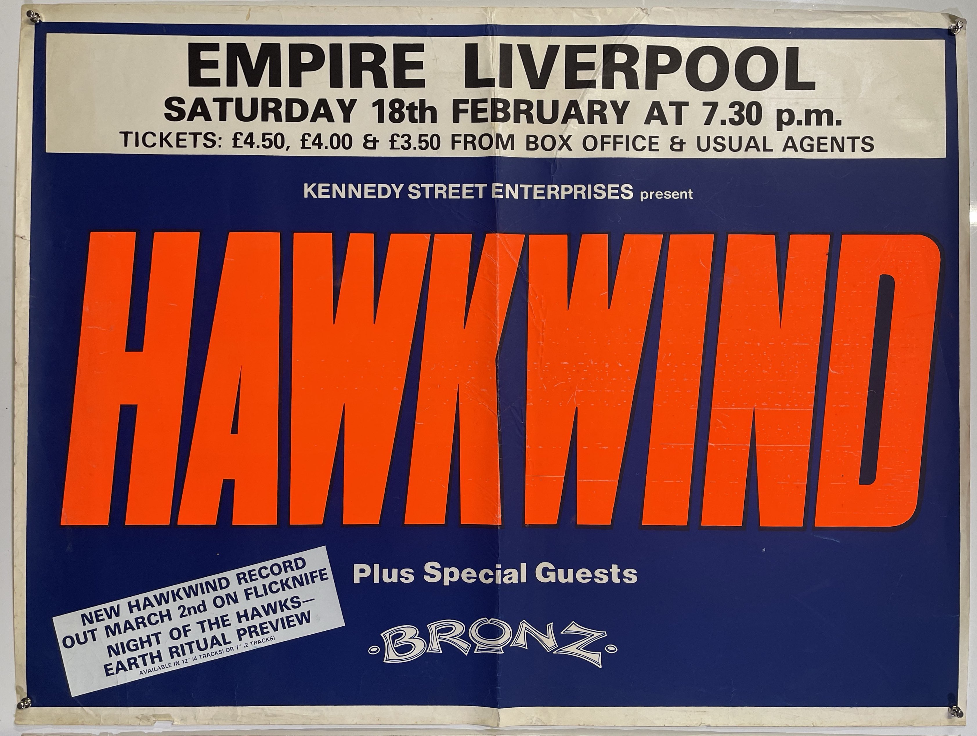 Lot 83 - HAWKWIND - CONCERT POSTERS.