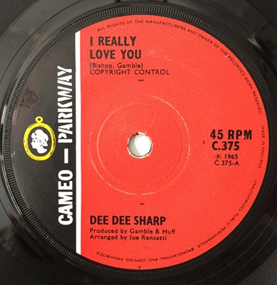 Lot 392 - DEE DEE SHARP - I REALLY LOVE YOU/ STANDING IN THE NEED OF LOVE 7" (UK CAMEO - C.375)