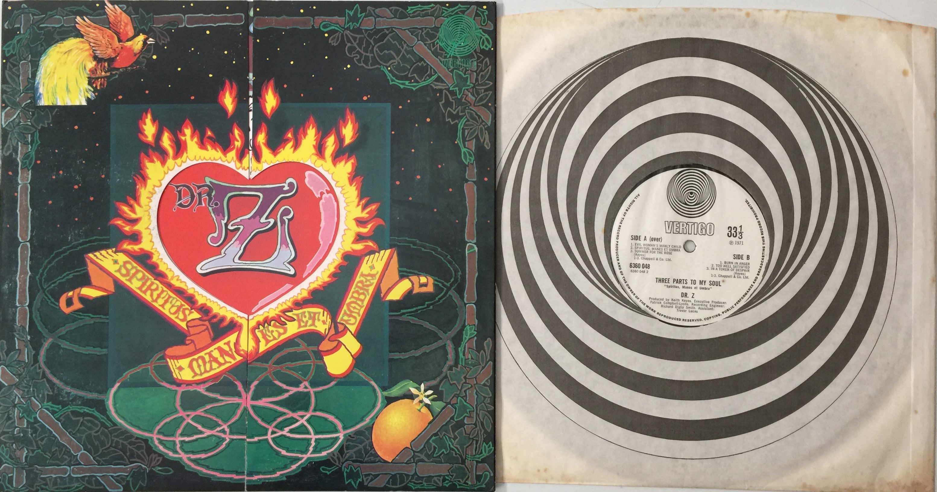 Lot 338 - DR Z. - THREE PARTS TO MY SOUL (ORIGINAL Lot 338 - DR Z. - THREE PARTS TO MY SOUL (ORIGINAL