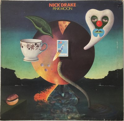 Lot 340 - NICK DRAKE - PINK MOON LP (ORIGINAL UK COPY - ISLAND ILPS 9184)