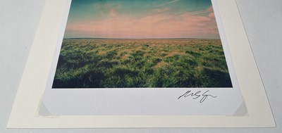 Lot 184 - OASIS - MICHAEL SPENCER JONES TWICE SIGNED 'WHATEVER' LIMITED EDITION PHOTO PRINT.