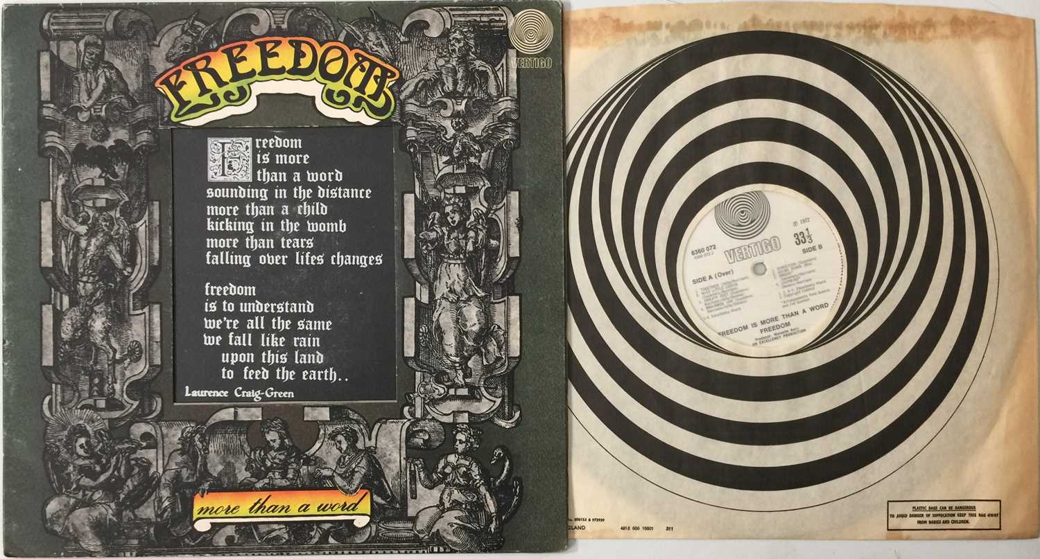 Lot 342 FREEDOM FREEDOM IS MORE THAN A WORD LP UK lot-342-freedom-freedom-is-more-than-a-word-lp-uk