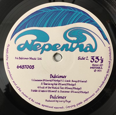 Lot 351 - DULCIMER - AND I TURNED AS I HAD TURNED AS A BOY LP (UK OG - NEPENTHA - 6437003)