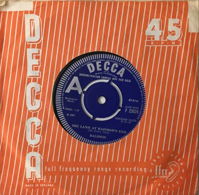 Lot 416 - BALDWIN - THE LAND AT RAINBOW'S END 7" (DEMO - DECCA F 22624)