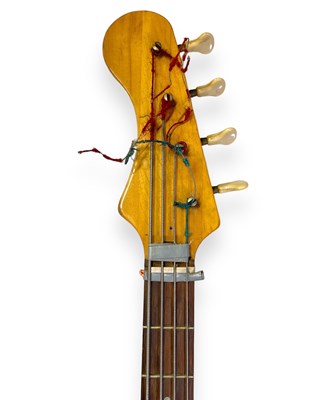 Lot 15 - THE SARSTEDT COLLECTION - RARE 1960S WEM RAPIER BASS GUITAR 'ICE BLUE' LEFT-HANDED- SERIAL: 11822