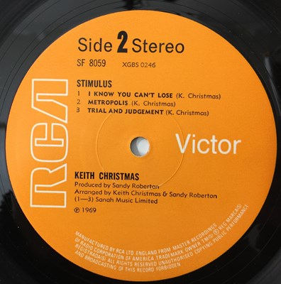 Lot 359 - KEITH CHRISTMAS - STIMULUS LP (UK OG - RCA - SF 8059)