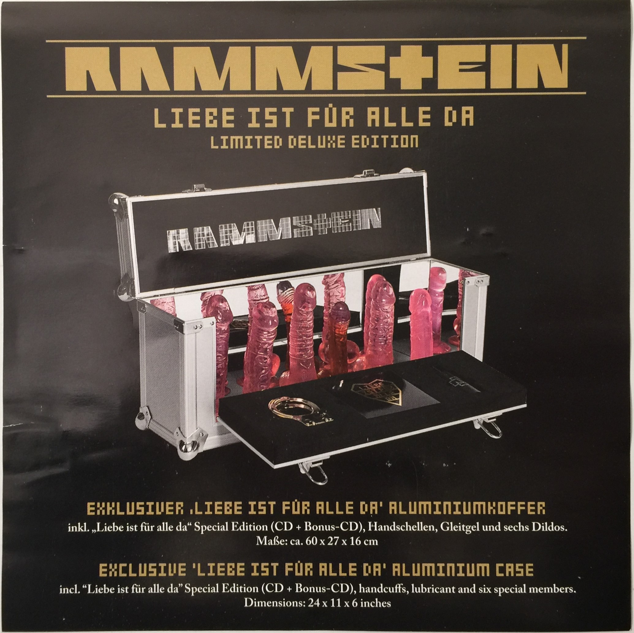 All Cds Rammstein Lot 420 - RAMMSTEIN - LIEBE IST FUR ALLE DA CD BOX SET