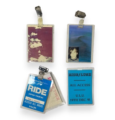 Lot 219 - RIDE - ORIGINAL AAA PASSES FROM MARK GARDENER'S PERSONAL COLLECTION.