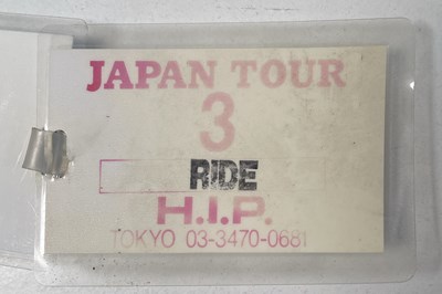 Lot 219 - RIDE - ORIGINAL AAA PASSES FROM MARK GARDENER'S PERSONAL COLLECTION.