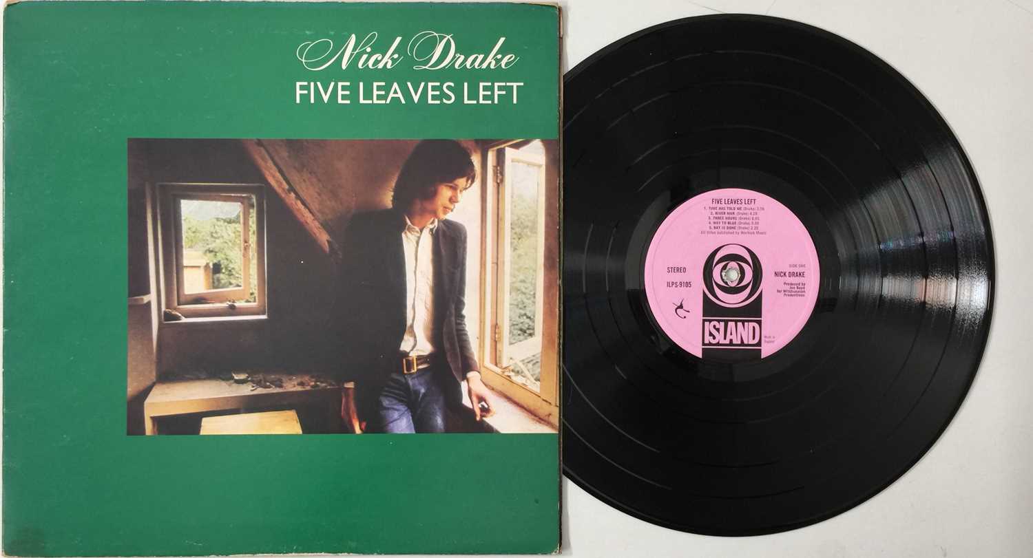 Lot 360 - NICK DRAKE - FIVE LEAVES LEFT LP (ORIGINAL UK PRESSING - ISLAND ILPS 9105)