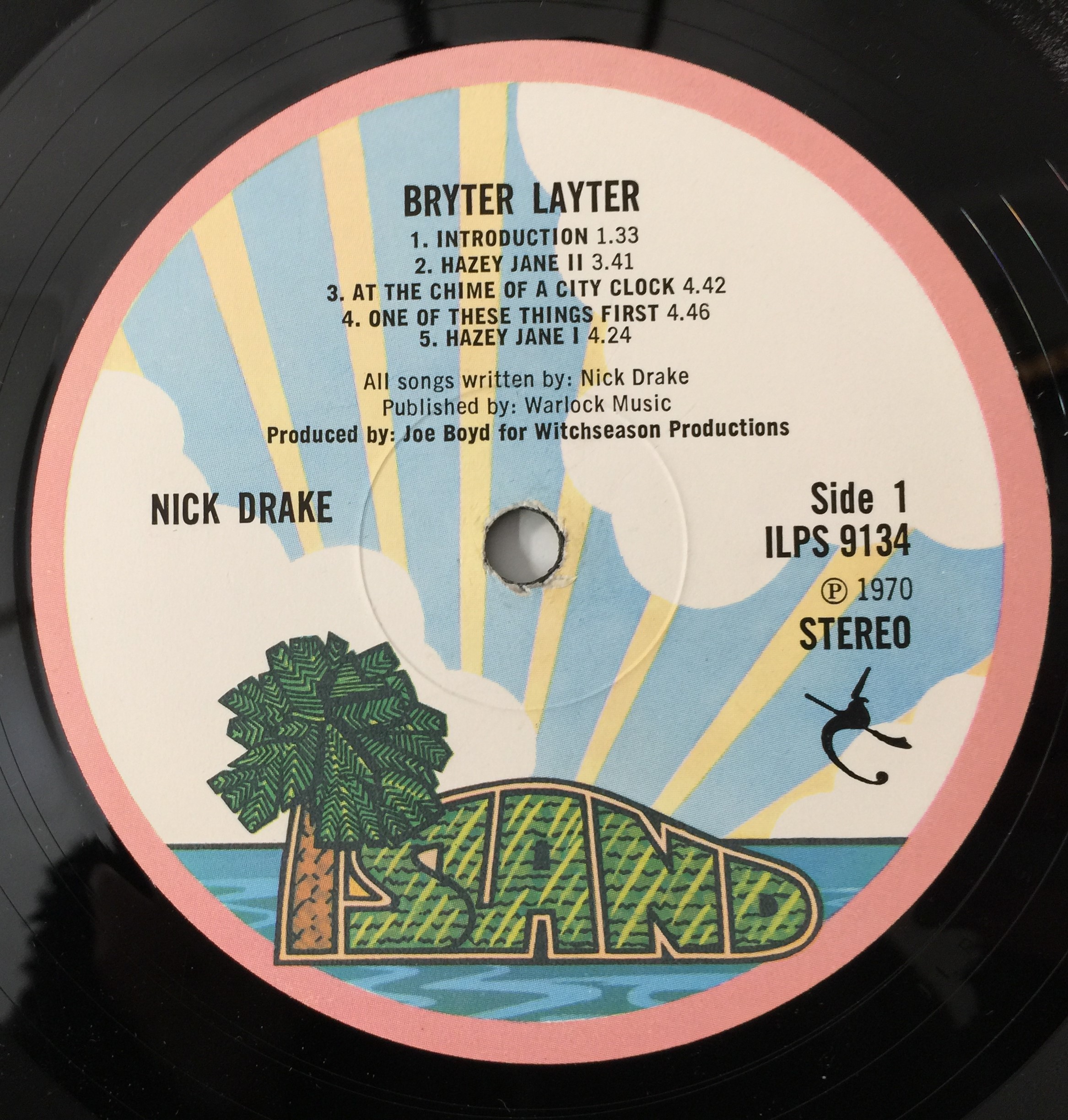 Lot 361 - NICK DRAKE - BRYTER LATER LP (UK OG