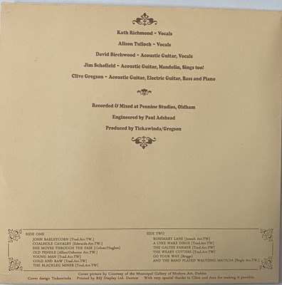 Lot 435 - TICKAWINDA - ROSEMARY LANE LP (ORIGINAL UK COPY - PENNINE RECORDS - PSS 153 LP)