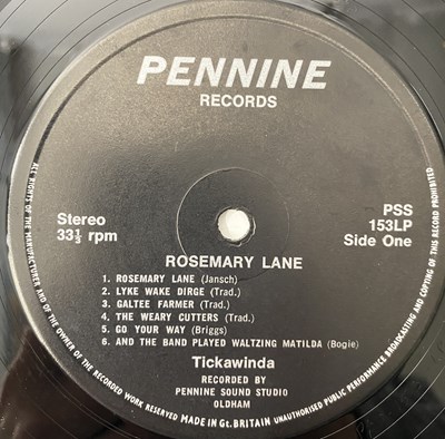 Lot 435 - TICKAWINDA - ROSEMARY LANE LP (ORIGINAL UK COPY - PENNINE RECORDS - PSS 153 LP)