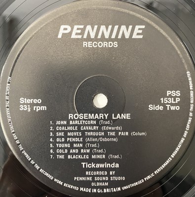 Lot 435 - TICKAWINDA - ROSEMARY LANE LP (ORIGINAL UK COPY - PENNINE RECORDS - PSS 153 LP)