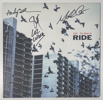 Lot 229 - RIDE - A FULLY SIGNED COPY OF 'THE BEST OF'..