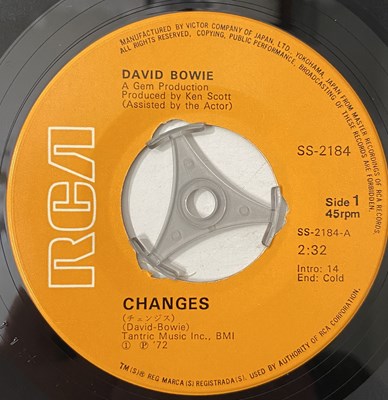 Lot 1250 - DAVID BOWIE - CHANGES (JAPANESE - RCA SS-2184)