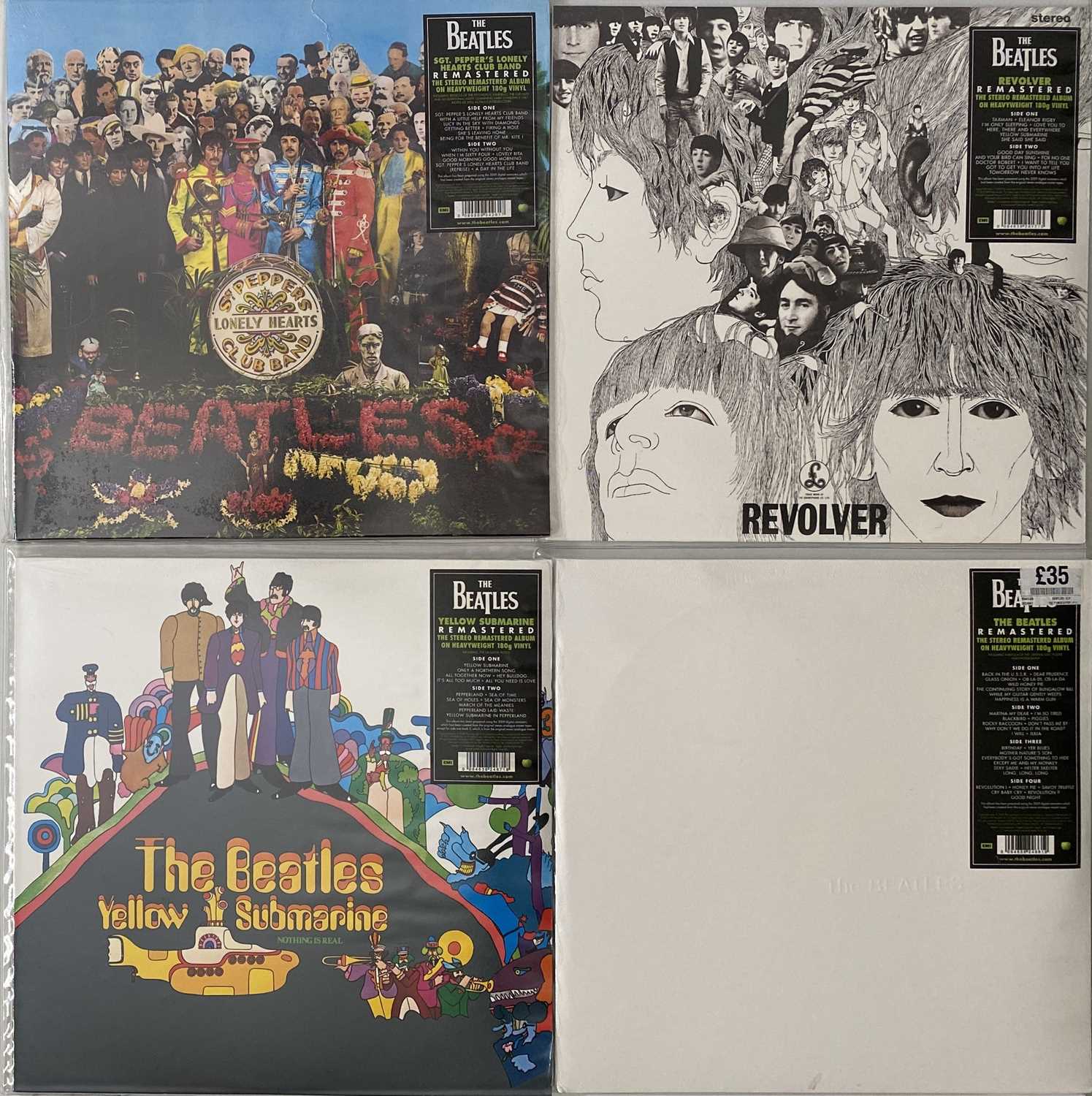 Lot 457 THE BEATLES 'REMASTERED' STUDIO RUN LP