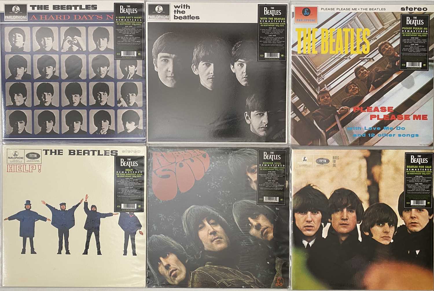 Lot 457 - THE BEATLES - 'REMASTERED' STUDIO RUN - LP COLLECTION