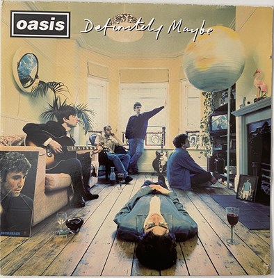 Lot 470 - OASIS - DEFINITELY MAYBE LP (DAMONT PRESSING - CRE LP 169)