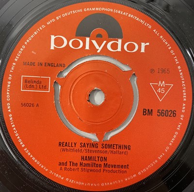 Lot 475 - HAMILTON AND THE HAMILTON MOVEMENT - REALLY SAYING SOMETHING 7" (POLYDOR BM 56026)