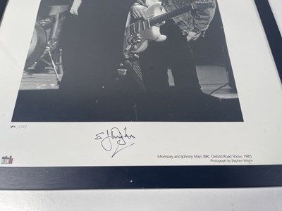 Lot 534 - THE SMITHS - LIMITED EDITION PHOTOGRAPHER SIGNED PRINT.