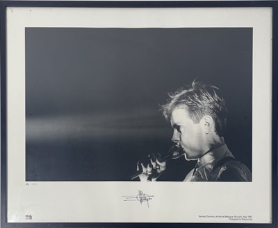 Lot 164 - NEW ORDER- LIMITED EDITION PHOTOGRAPHER SIGNED PRINT.