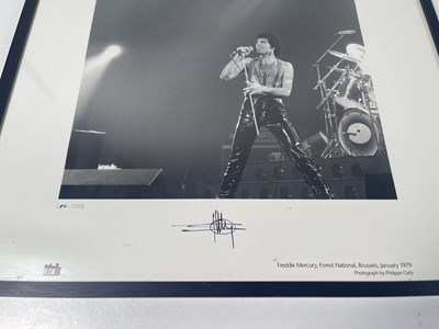 Lot 276 - QUEEN / FREDDIE MERCURY - LIMITED EDITION PHOTOGRAPHER SIGNED PRINT.