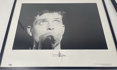 Lot 165 - IAN CURTIS/JOY DIVISION - LIMITED EDITION PHOTOGRAPHER SIGNED PRINT.