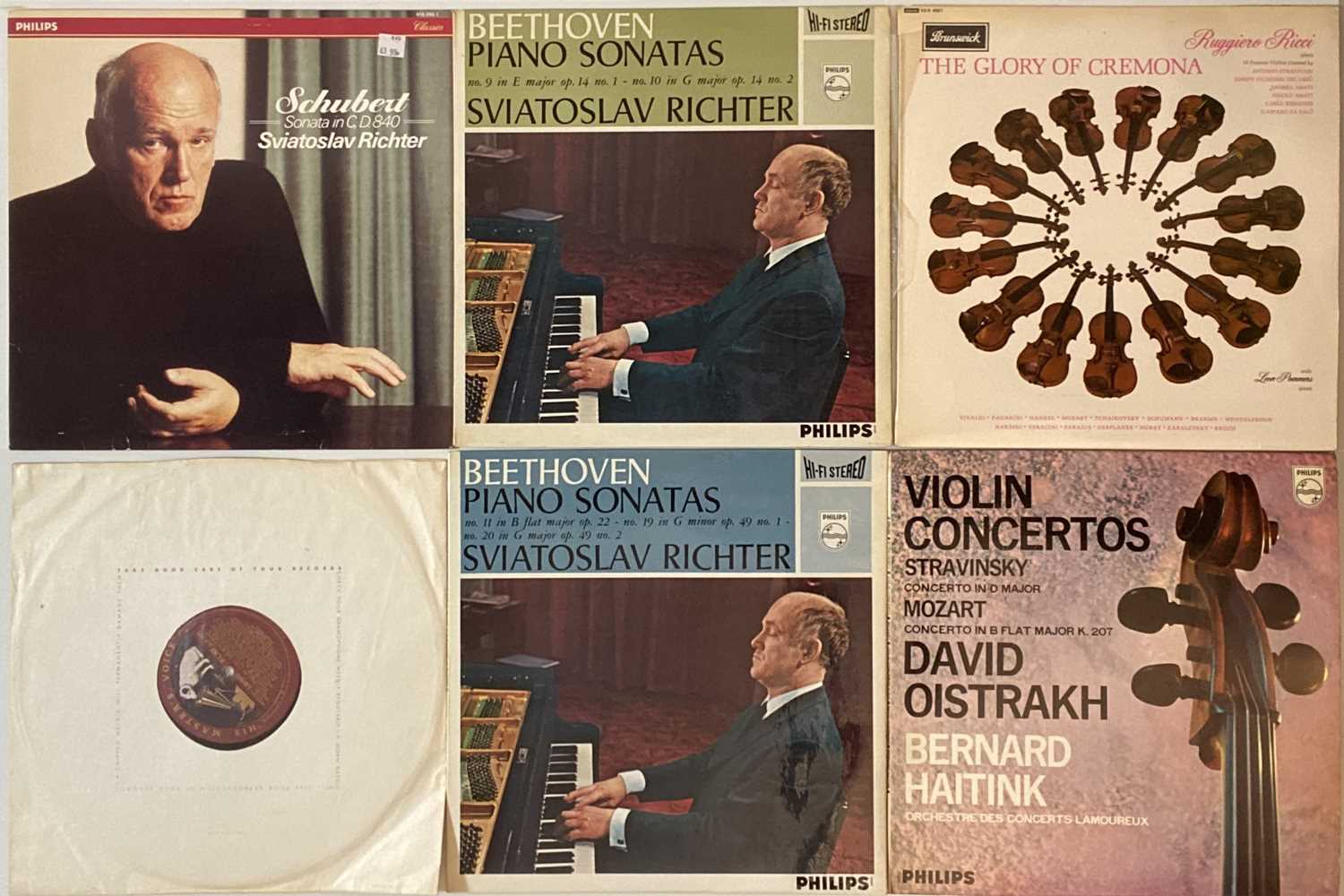 Lot 635 - Classical - Violin/Piano Virtuosos - LP Rarities.