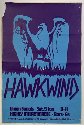 Lot 86 - HAWKWIND - A 1971 CONCERT POSTER.